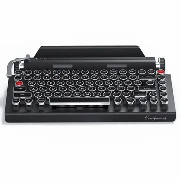 old mechanical typewriter keyboard