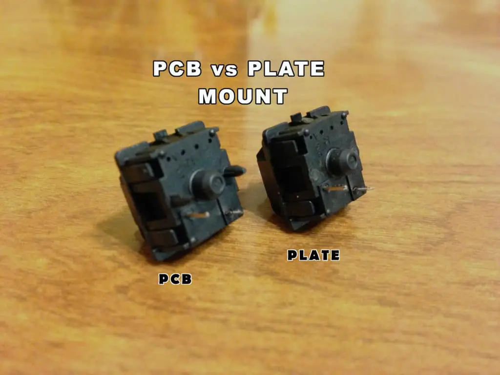 pcb mount vs plate mount