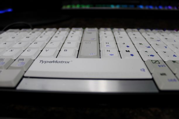 TypeMatrix 2030 Keyboard smooth keycaps
