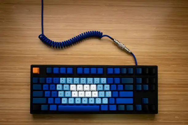 Hide Keyboard and Mouse Cables with custom cables