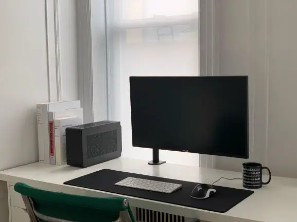 hiding wireless keyboard under kitchen table