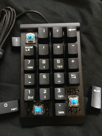 Jelly Comb Mechanical Numpad Review switches