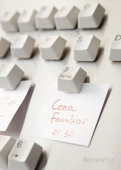 Keyboard fridge magnet