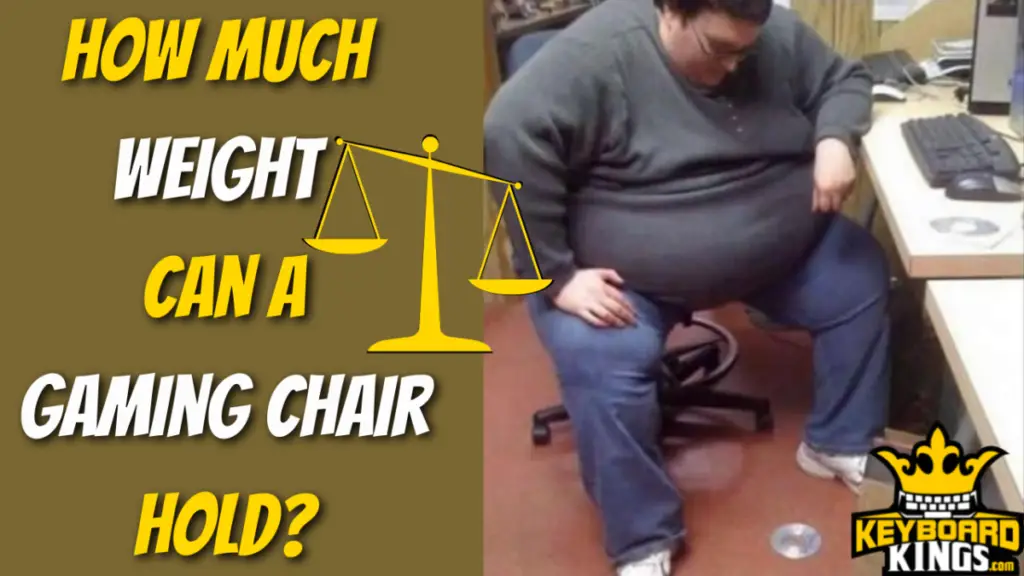 Large How Much Weight Can a Gaming Chair Hold