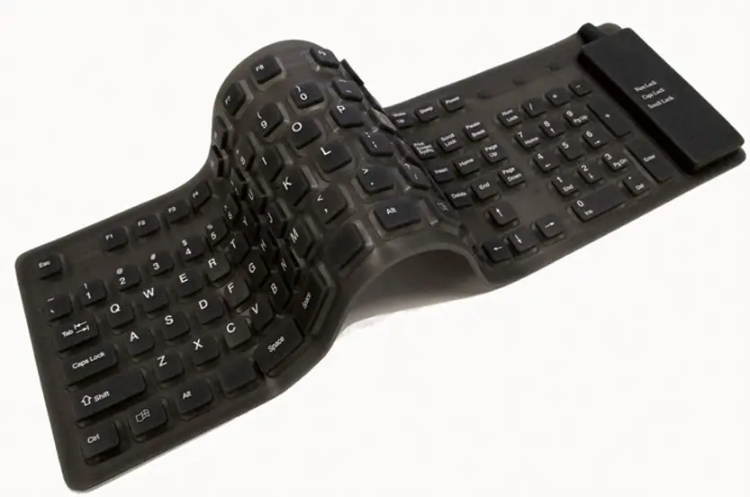 Rubber Roll-Pad Keyboards