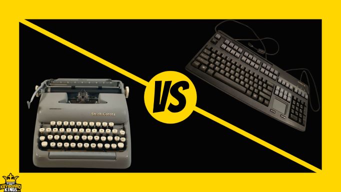 Computer Keyboard vs Typewriter