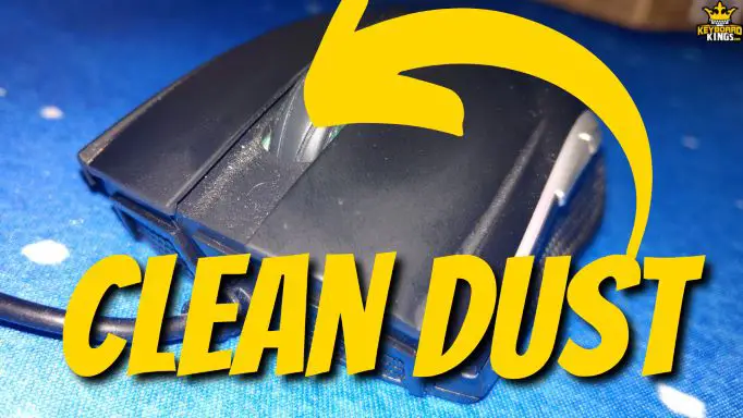 quiet mouse by cleaning dust