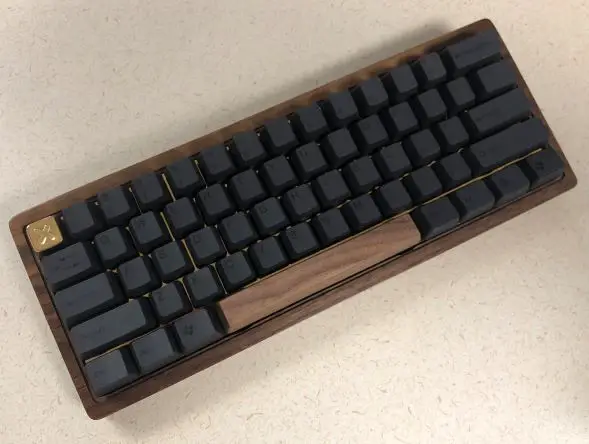 Wood keyboard case