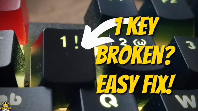 1 Key Not Working on Keyboard? 5 Easy Fixes and Solutions - June 21, 2022 Keyboard Kings