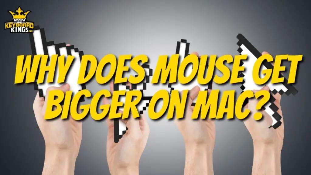 Why Does Mouse Get Bigger on Mac?
