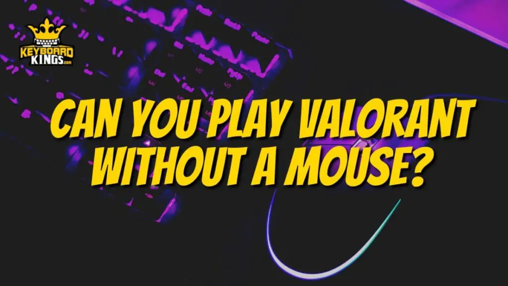 Can You Play Valorant Without a Mouse?